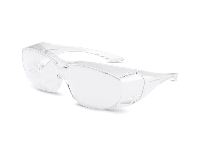 Over the glasses style, clear lens, anti-scratch, anti-fog - Corrective